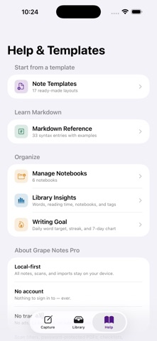 Grape Notes Pro Screenshot 5 of 5