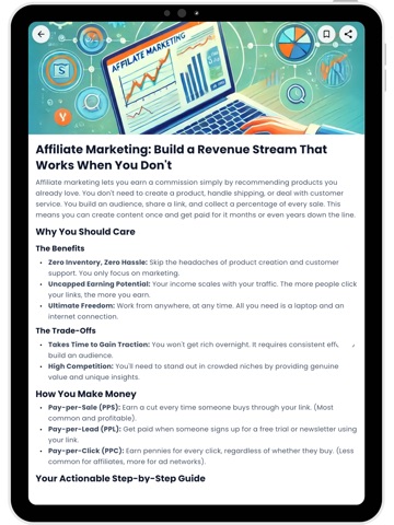 Passive Income Guide & Coach iPad screenshot