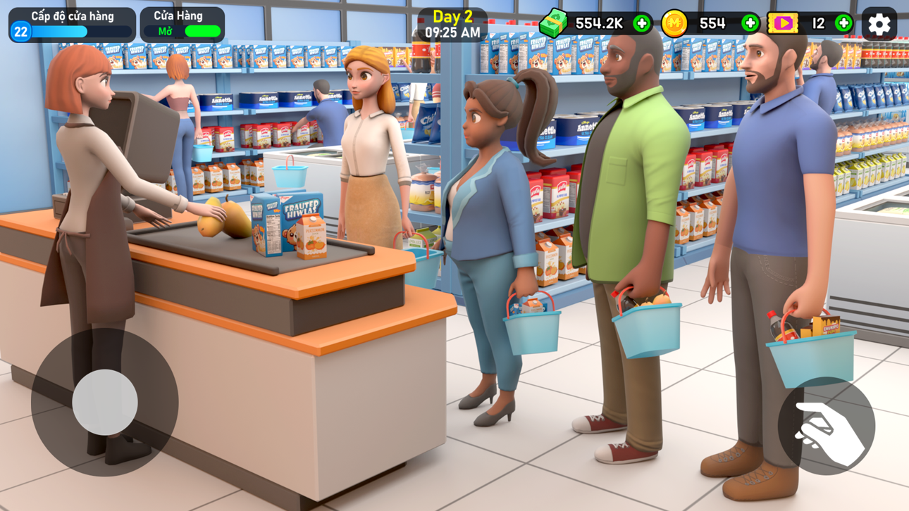 Supermarket Tycoon 3D iOS Mod IPA screenshot 6 - iOS game interface