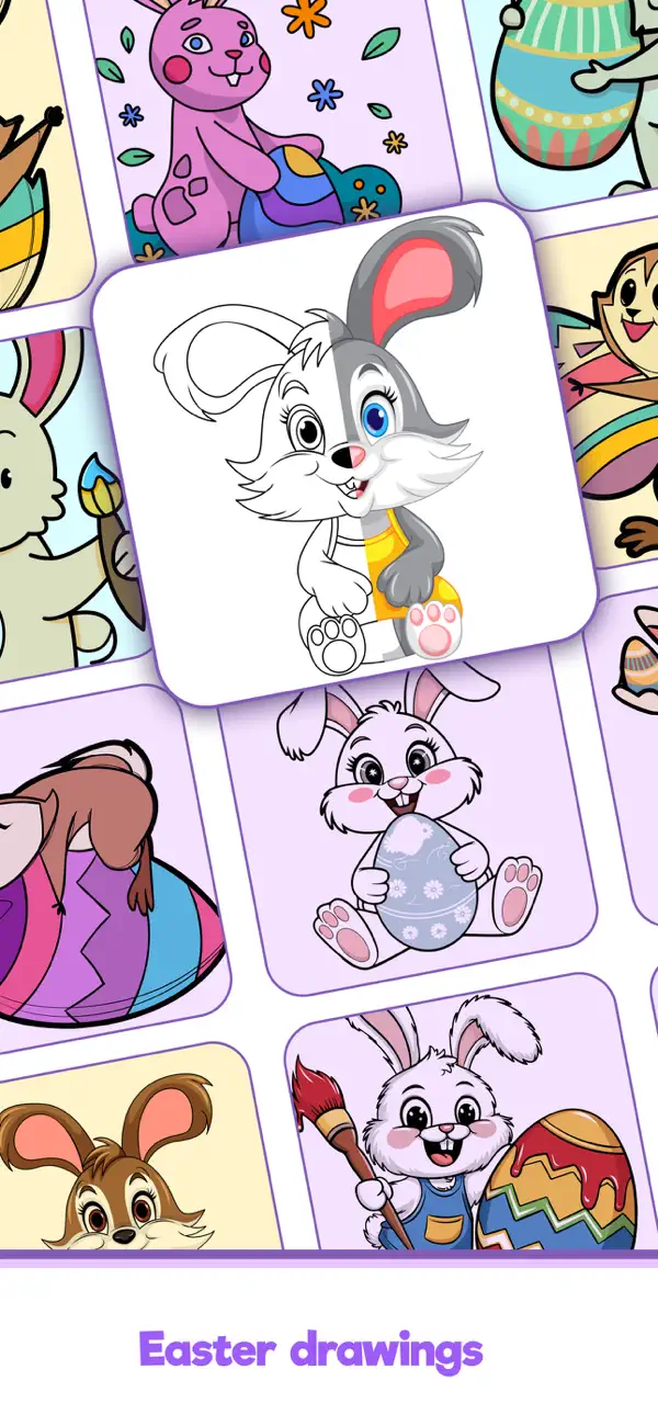Screenshot #1 pour Pâques pour peindre et dessine