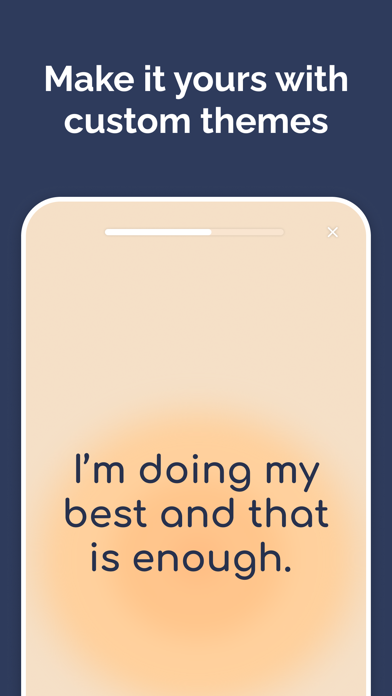 Flourish - Daily Affirmations iPhone screenshot 5 - Health & Fitness app