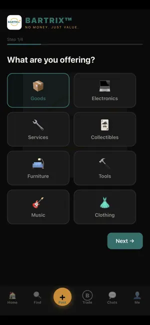 Bartrix - Trade Without Cash screenshot 3
