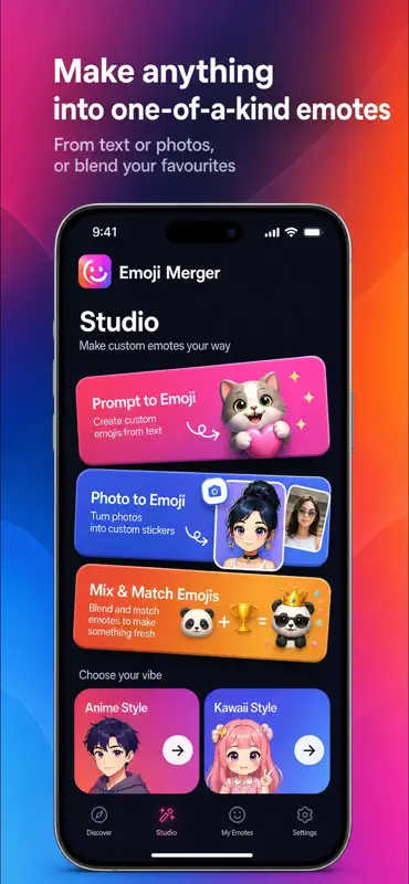 Fuzoji: AI Emoji Maker & Merge screenshot 5 of 6