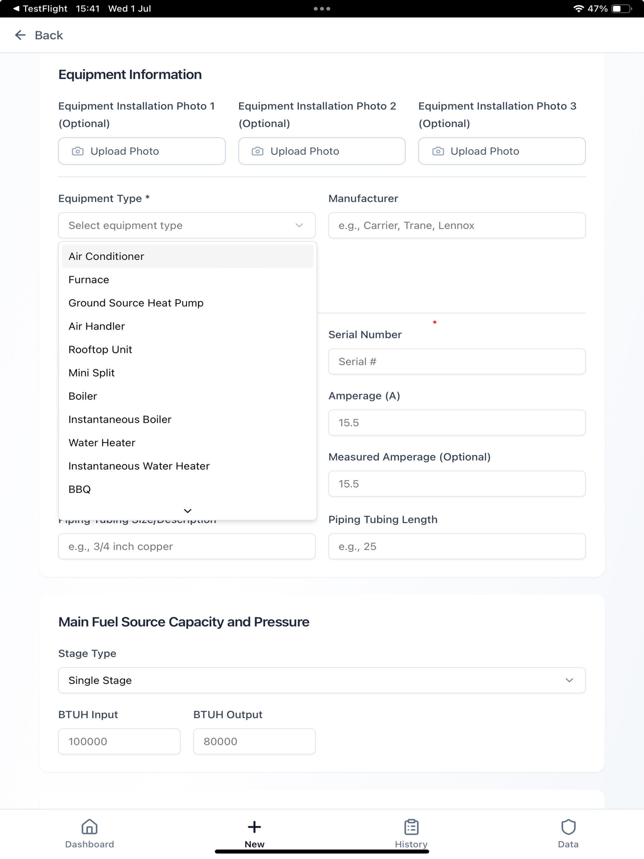HVAC COMMISSIONING/SERVICE screenshot 11