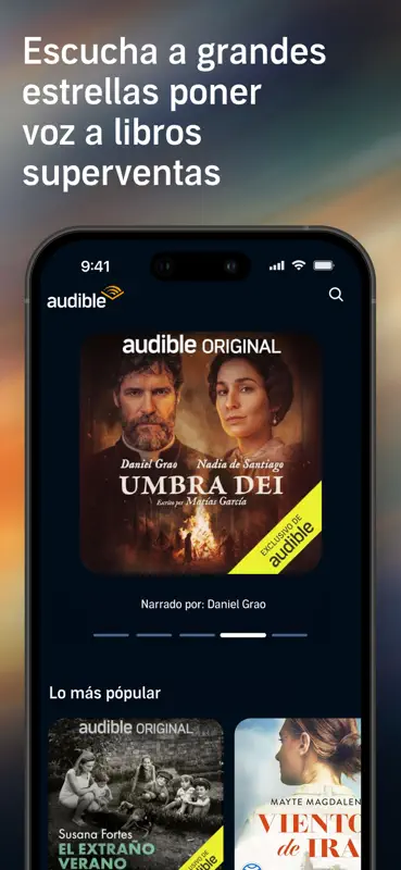 Audible: Audiolibros y podcast screenshot 2 of 10