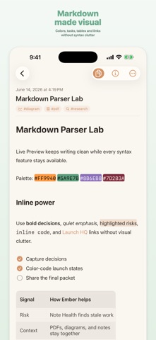 Ember: Markdown Notes Screenshot 3 of 9