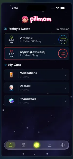 PillMom - Pill Reminder screenshot 1