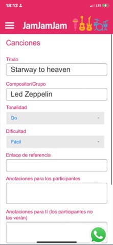 JamJamJam iPhone screenshot