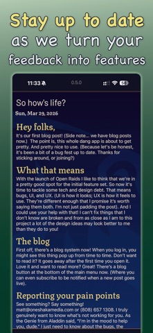 RaidNight iPhone screenshot