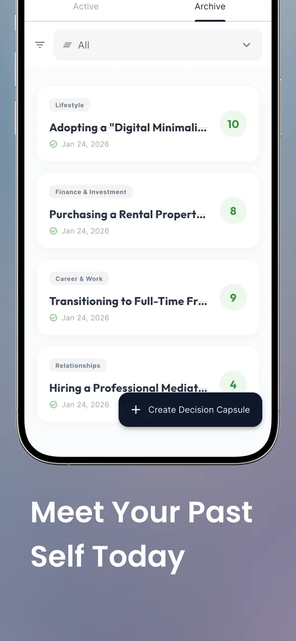 Screenshot #2 pour Decision Capsule: Self Growth