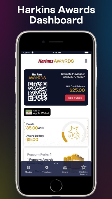 Harkins Theatres Screenshot