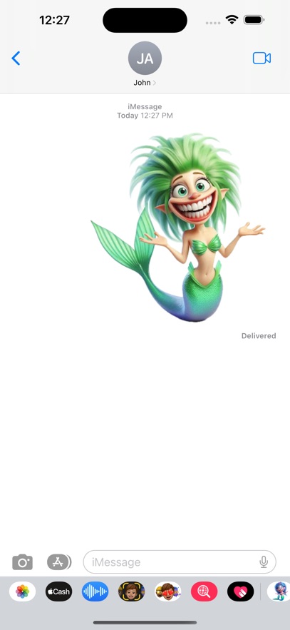 Wacky Mermaid Stickers