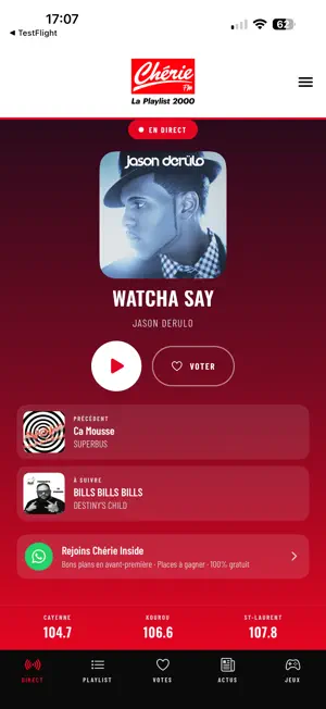 Chérie FM Guyane screenshot 1