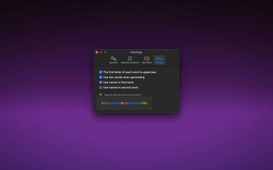 #5. Password generate (macOS) 게시자: Andrey Vorobyev