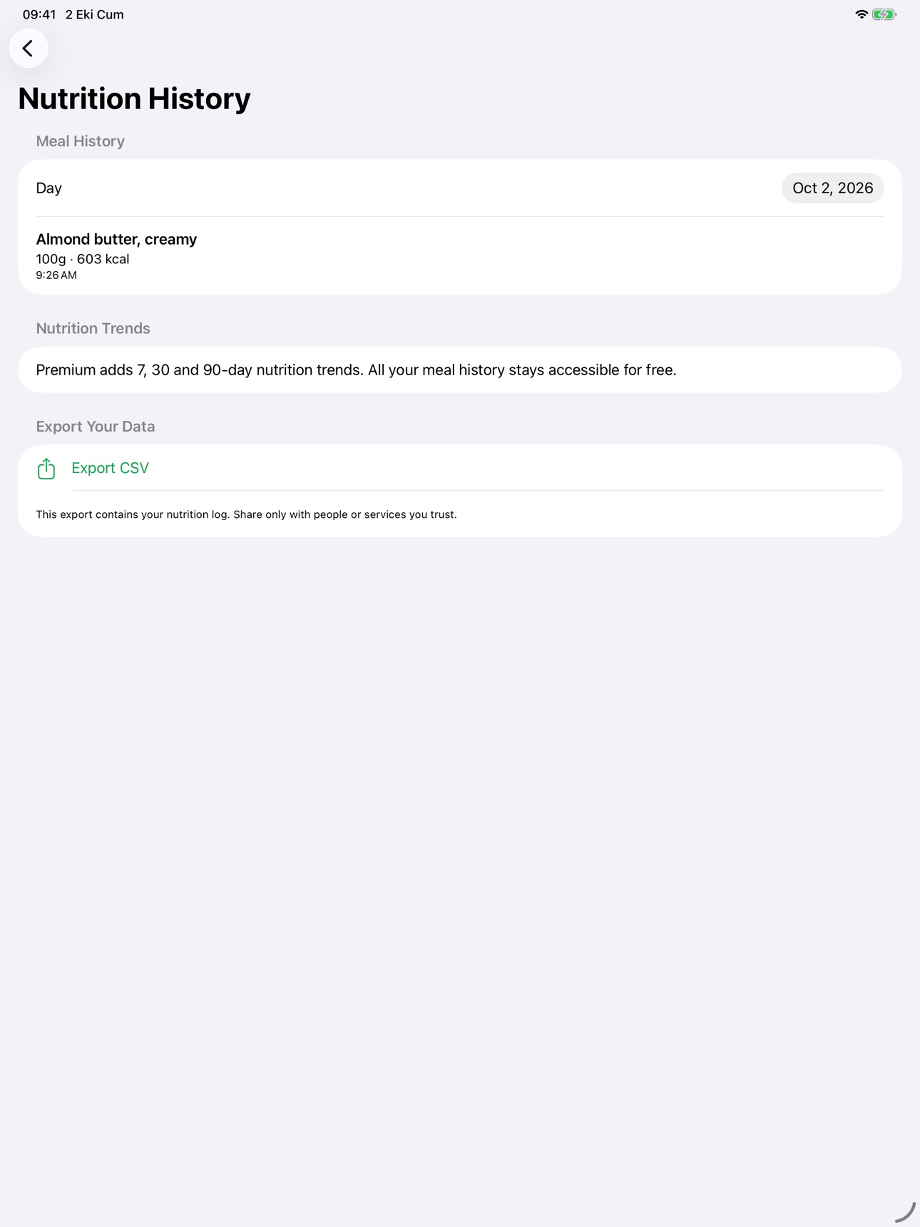 Screenshot 6 of Calorie Counter: NutriFrame
