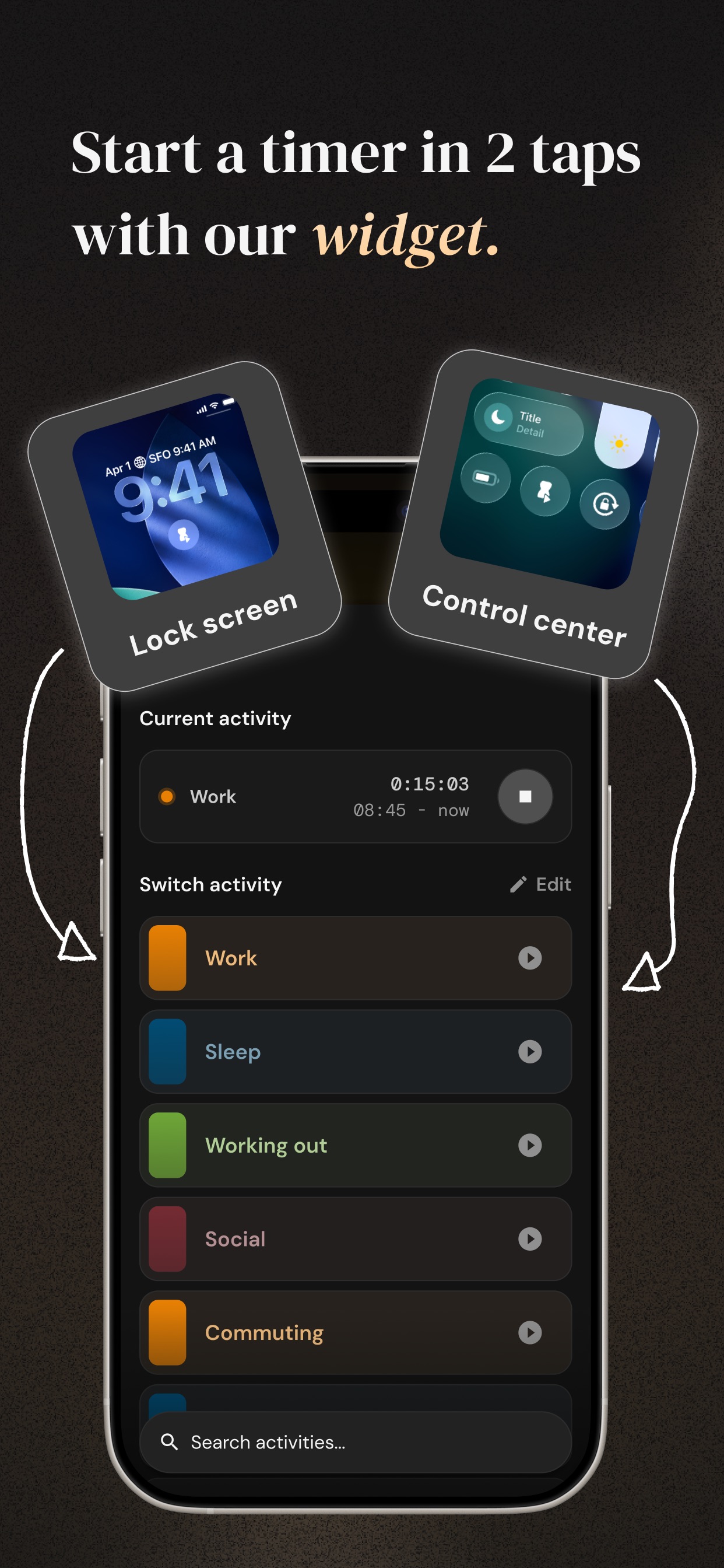 Screenshot 2 of Nanominute: Track Your Time