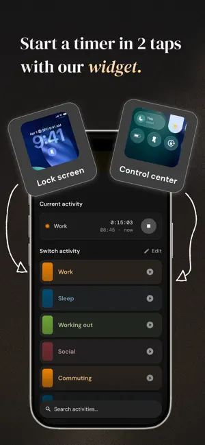 Nanominute: Track Your Time screenshot 2