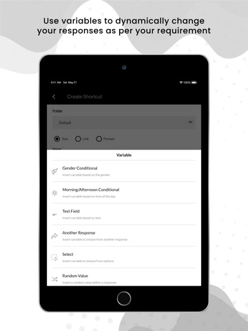 AutoTextify iPad screenshot