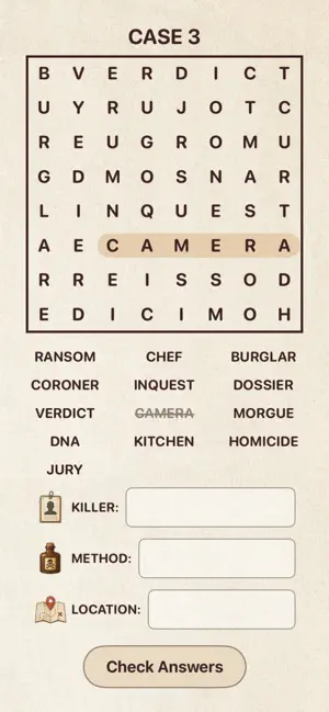 Word Search Game: ClueSearch screenshot 1