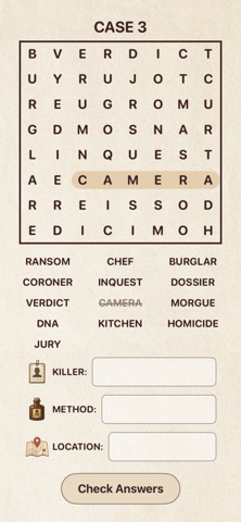 Word Search Game: ClueSearch iPhone screenshot
