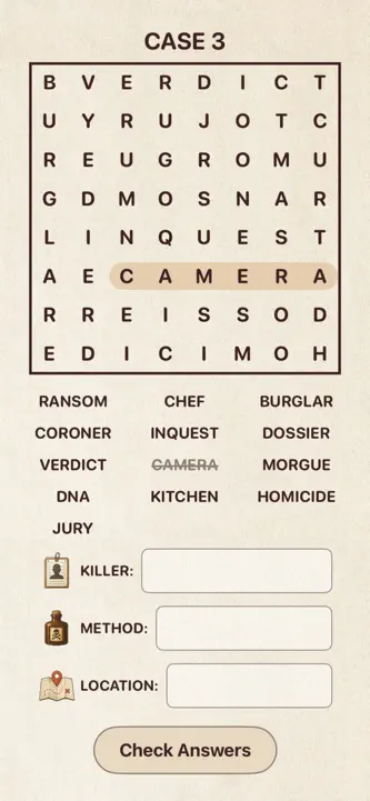 Word Search Game: ClueSearch screenshot 1