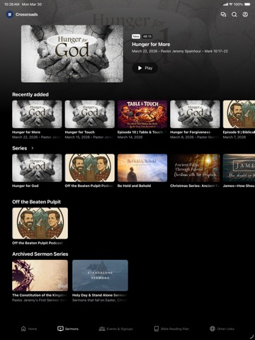 Crossroads CMA iPad screenshot