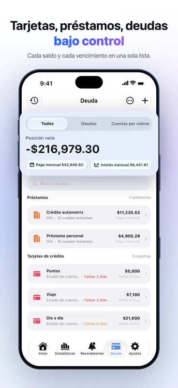 Spendry - Control de gastos screenshot 1 of 10