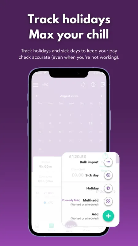 wac – shift & earnings tracker screenshot 4 of 10