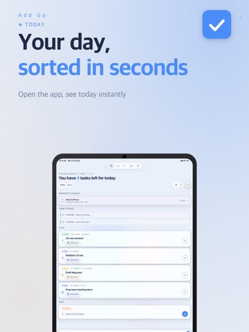 Add Up: To-Do List & Planner iPad screenshot