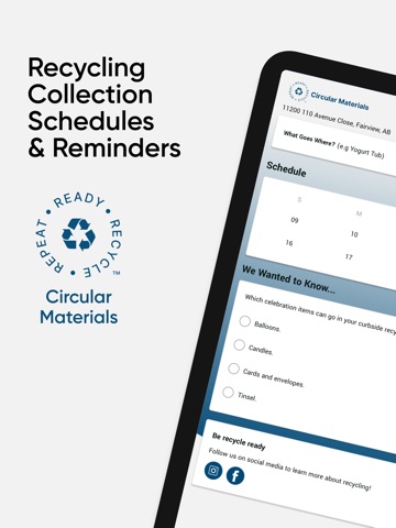 Circular Materials iPad screenshot 1