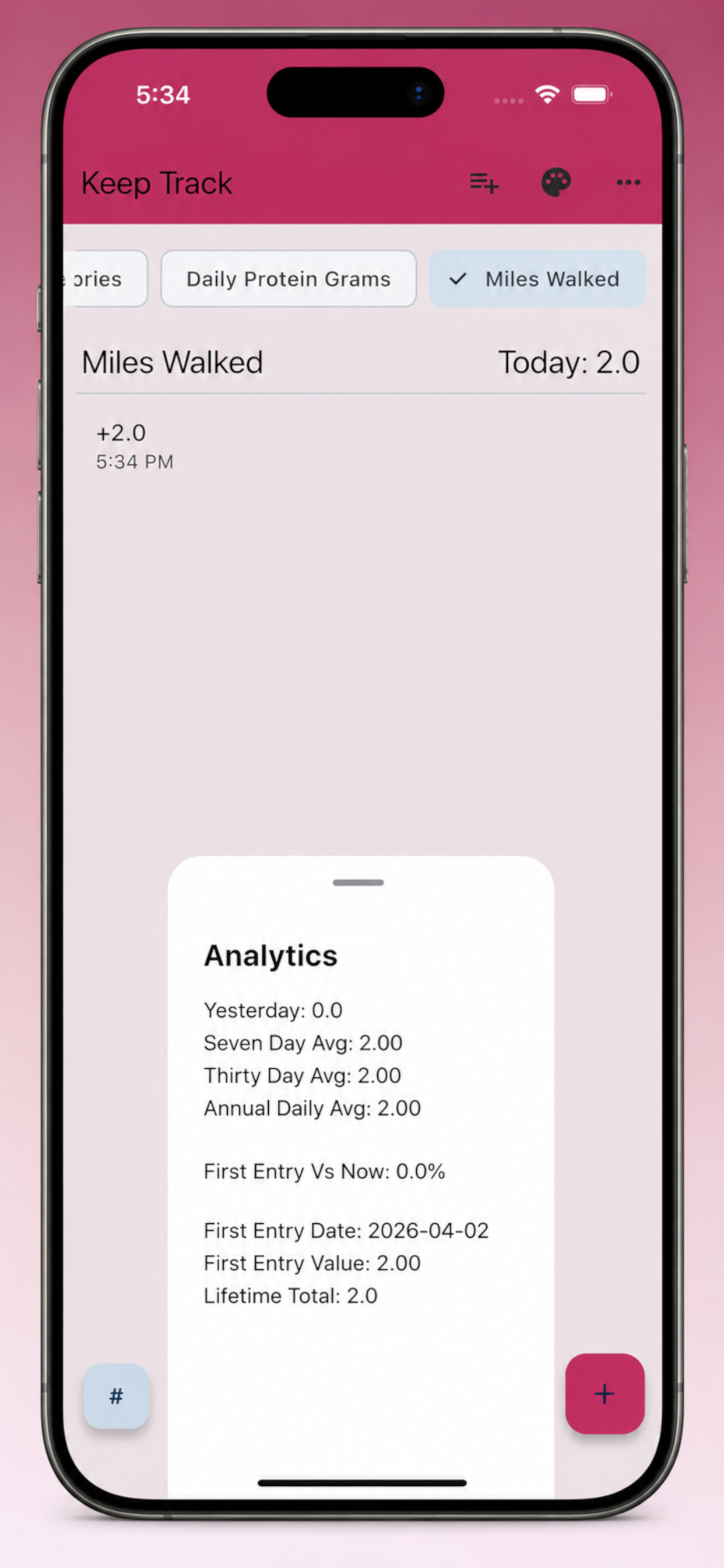 Keep Track Daily