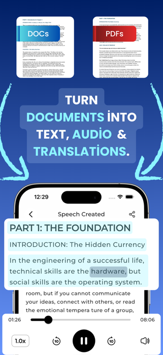 Kronos:Transcribe & Read Aloud Screenshot 5 of 9