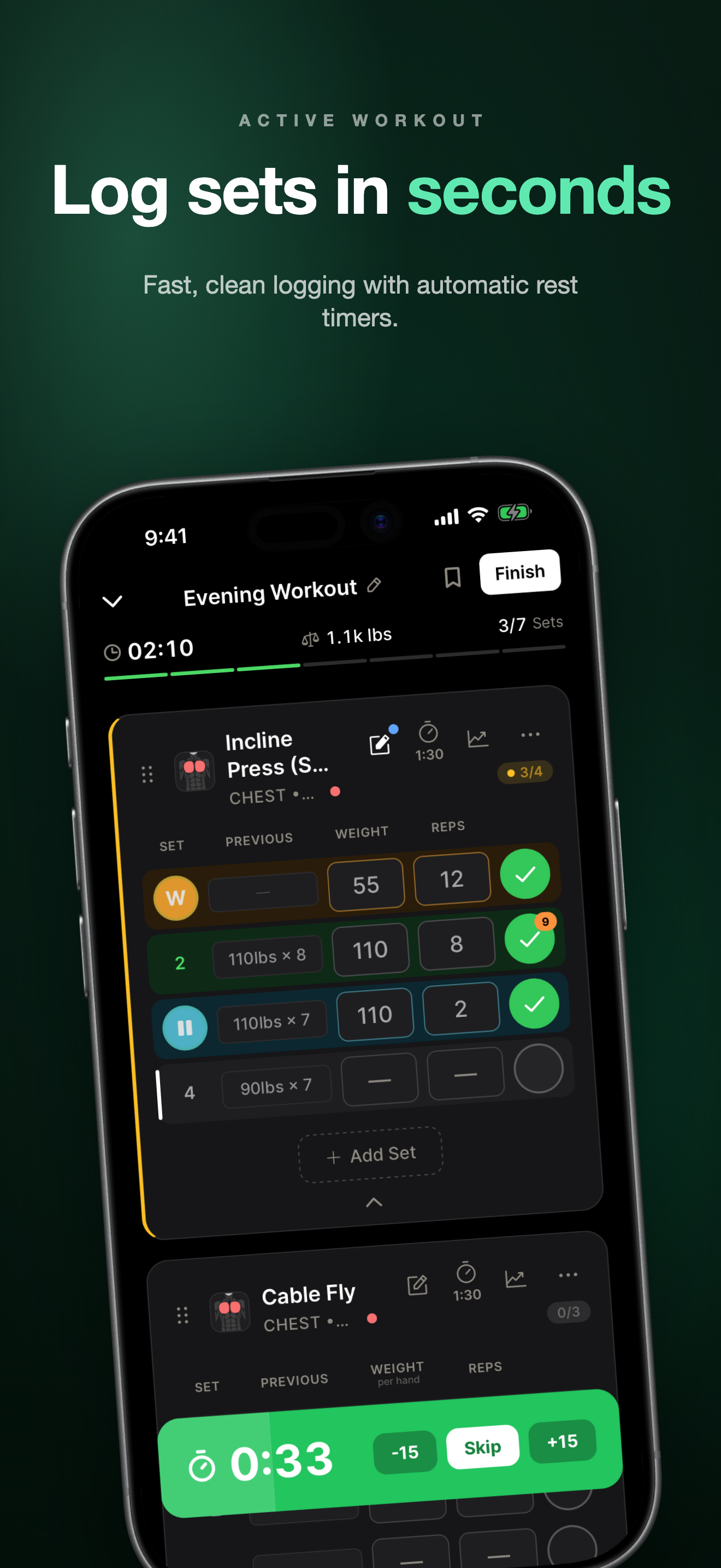 Everlift: Gym Workout Log screenshot 3