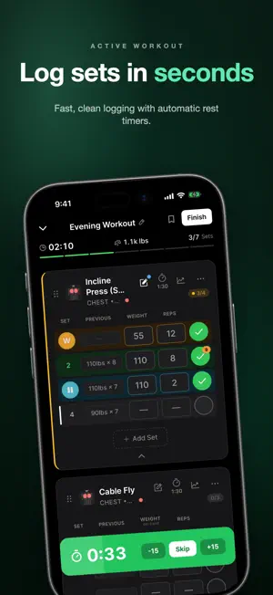 Everlift: Gym Workout Log screenshot 2