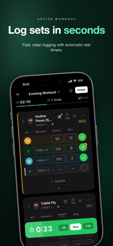 Everlift: Gym Workout Log Screenshot 2 of 10