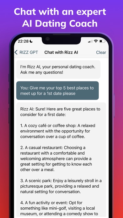 AI Dating Assistant: Coach AI Screenshot
