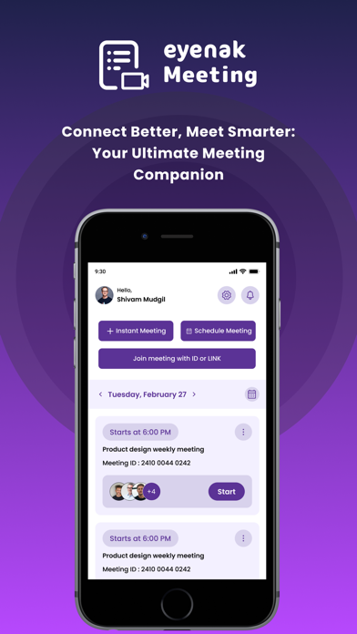 Eyenak Meeting Screenshot
