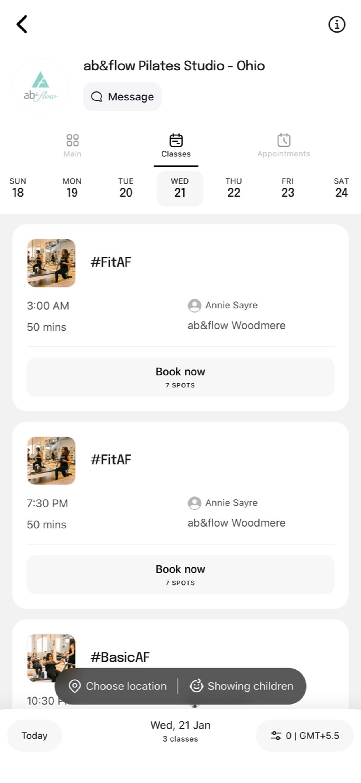 Ab & Flow Pilates App screenshot 3