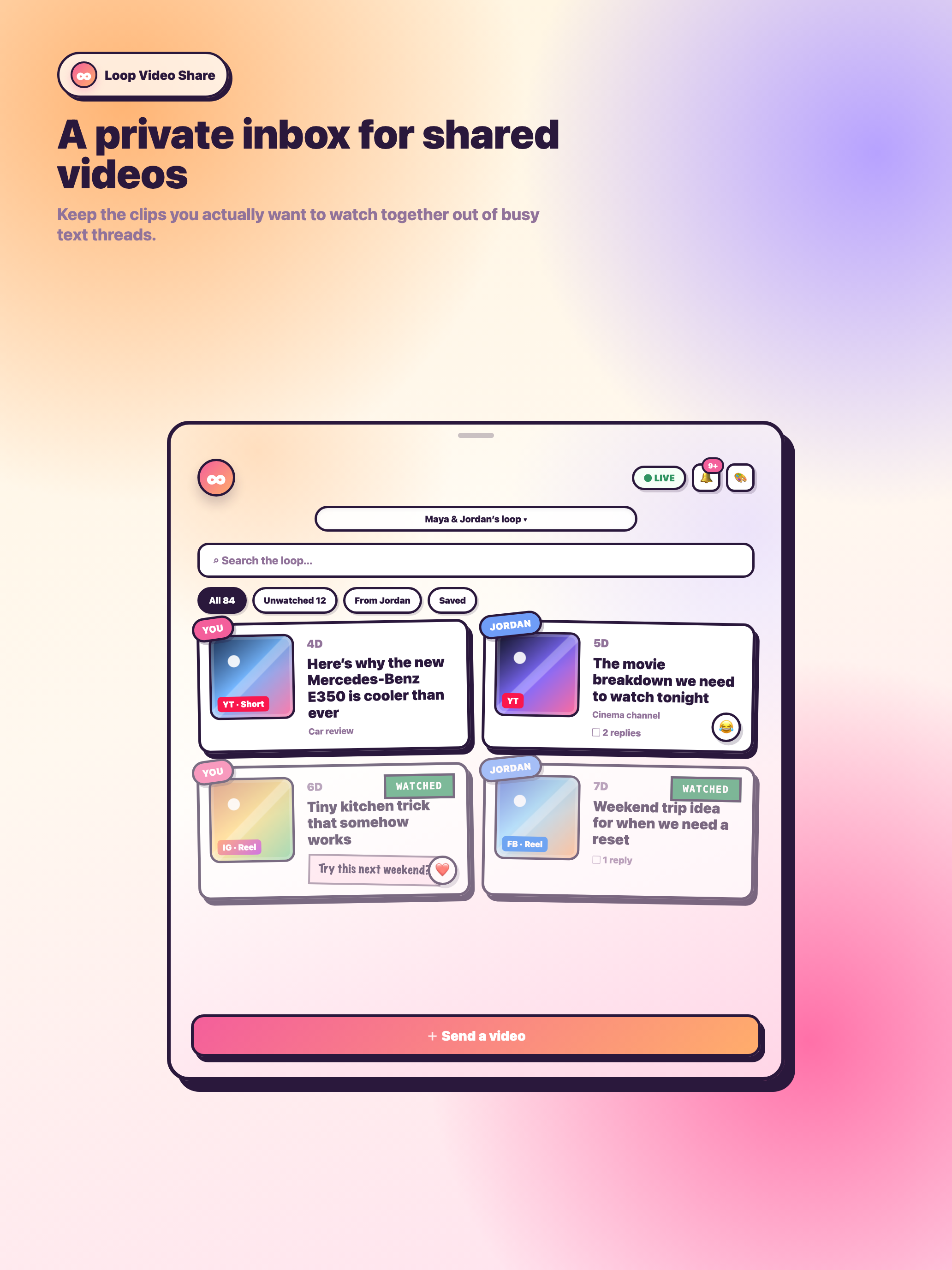 Loop Video Share screenshot 6