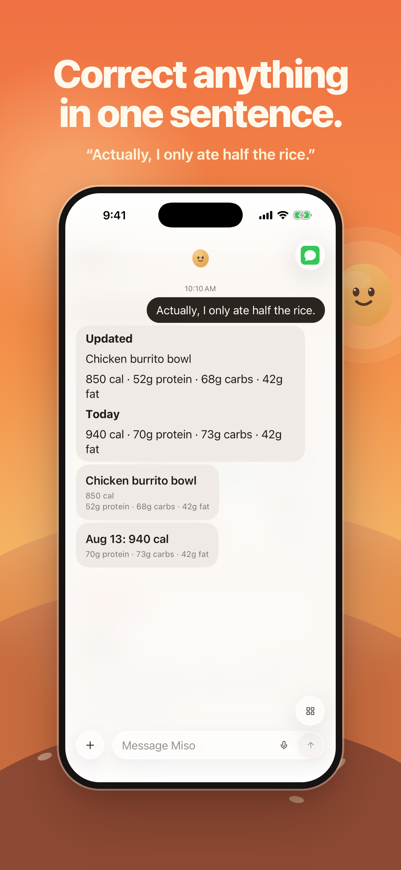 Miso: AI Nutrition Coach screenshot 8