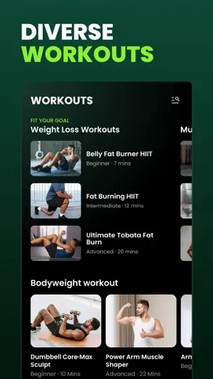 Captura de pantalla de Gymax: Entrenamiento Muscular en iPhone 6