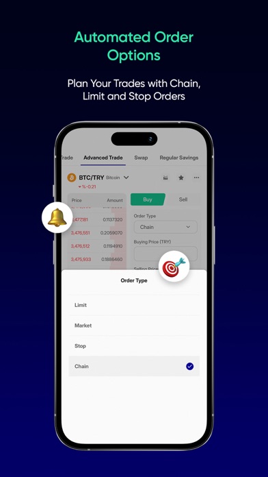 Bitlo: Bitcoin & Kripto Para iPhone screenshot 7 - Finance app
