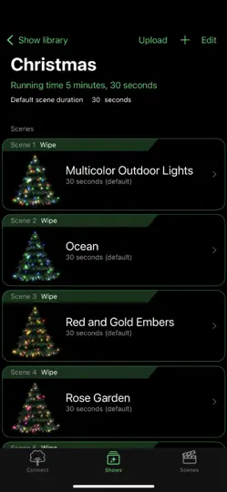 Captura de pantalla de John's Little Tree en iPhone 4