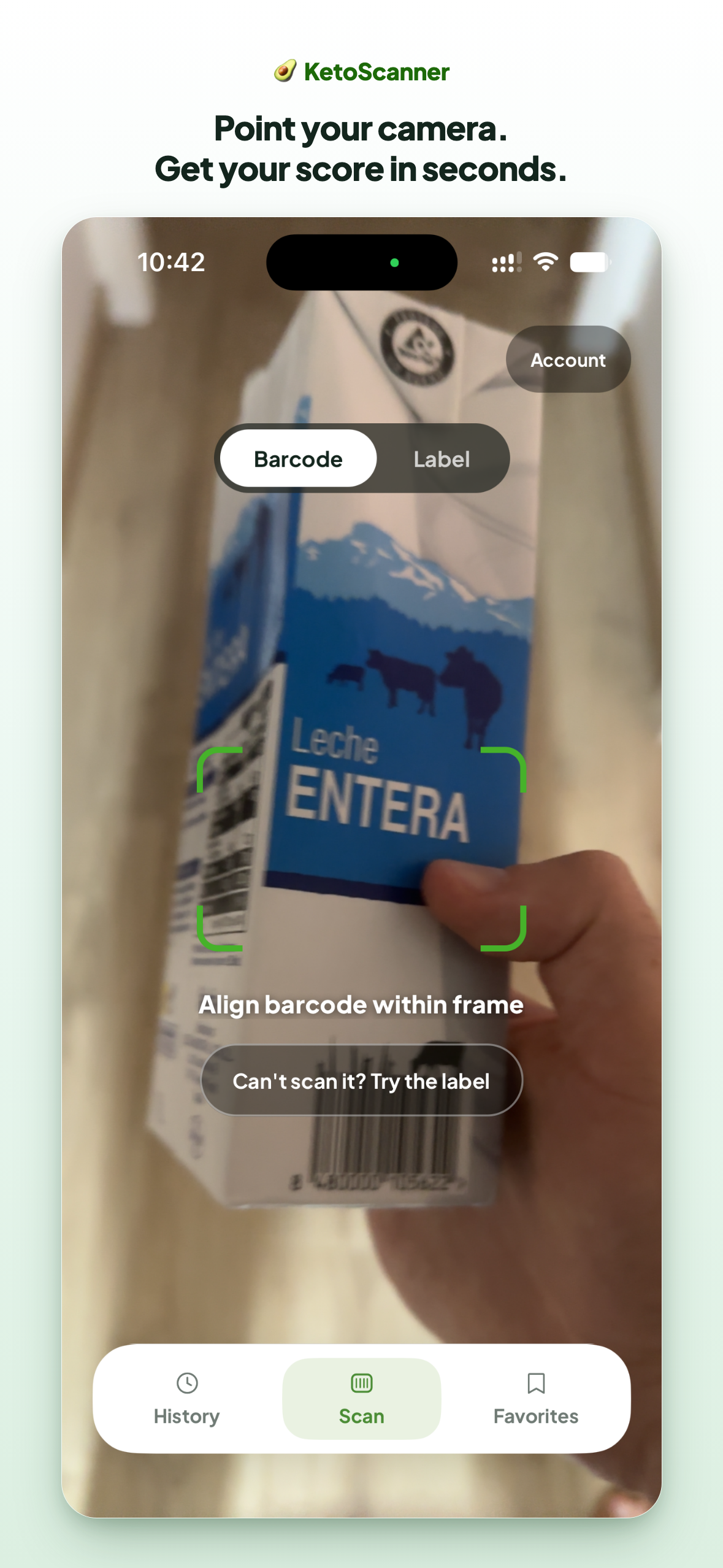 KetoScanner: Carb Scanner screenshot 2