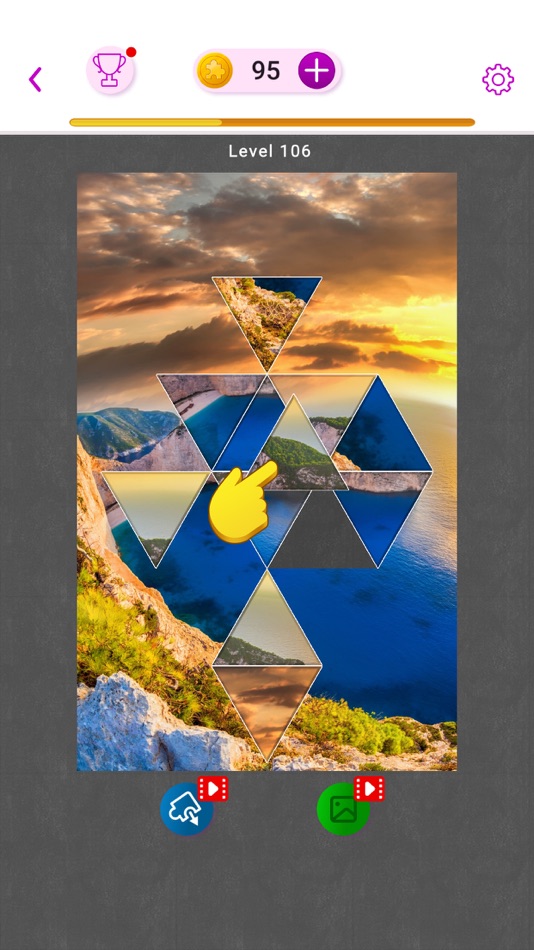 #5. Jigsort: jigsaw block puzzle (iOS) 由: Dmitrii Tertitskii