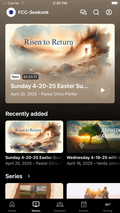 Faithccenter Screenshot