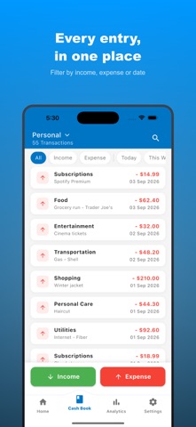 Offline Cashbook Screenshot 2 of 9