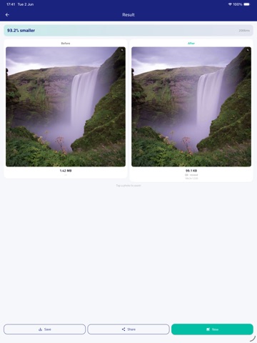 ExactPress: Compress to Size iPad screenshot
