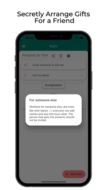 Wishr - Shared Wishlist