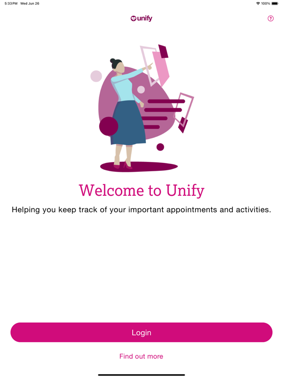 Unify Trials iPad screenshot 1 - Medical app